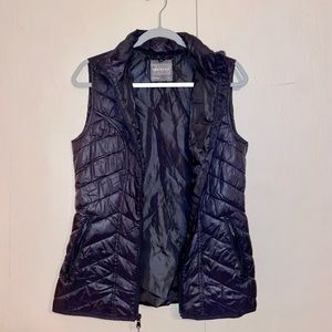 TEK GEAR Black Puffer Sleeveless Jacket